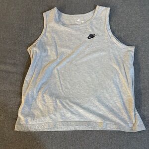 Nike Heather Gray Sleeveless Top